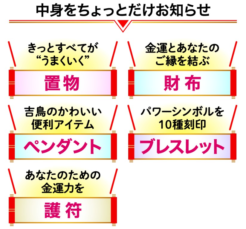 春の開運福福セット（10,000円）の中身