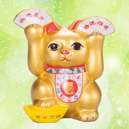 金運満開招き猫