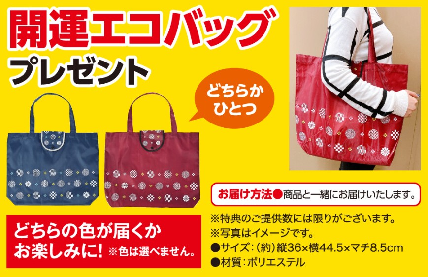 開運エコバッグプレゼント